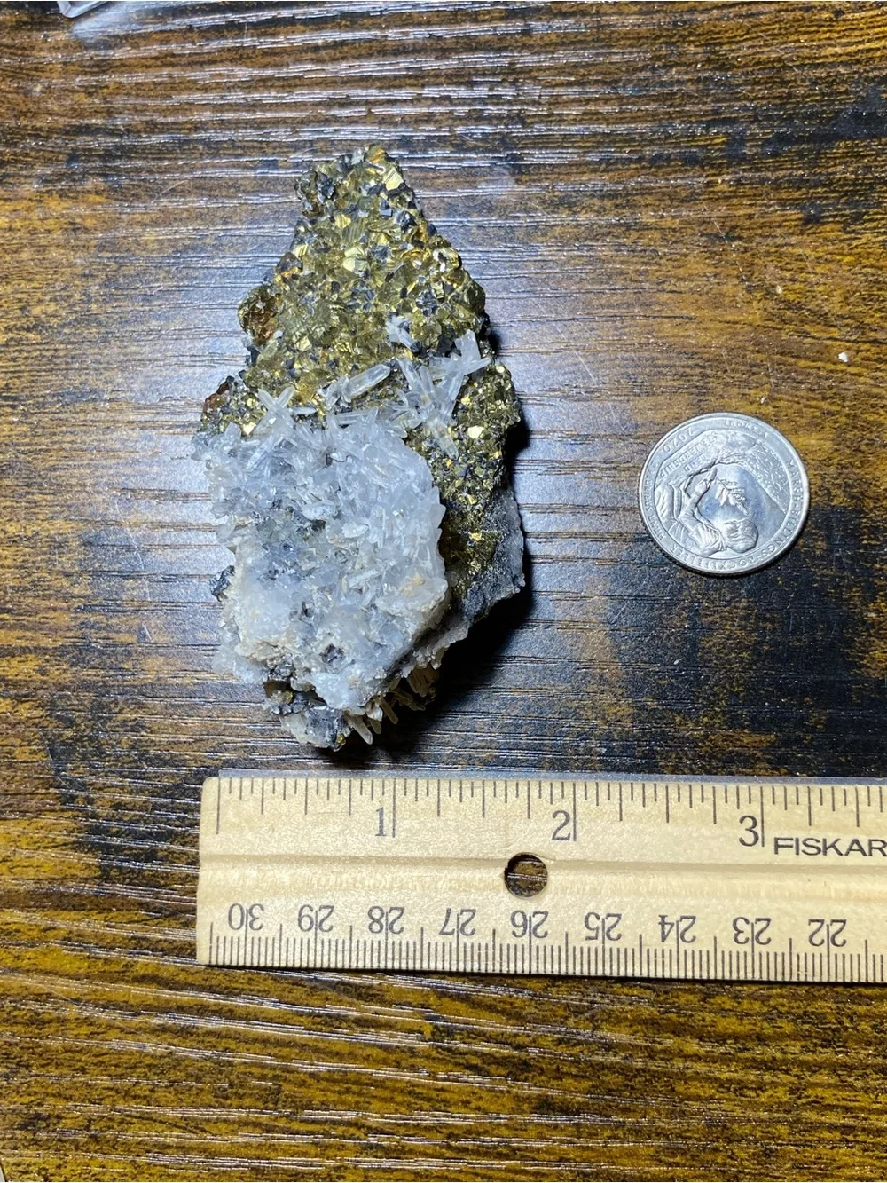Skeletal Quartz & Pyrite